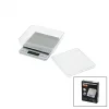 SUPERIOR MINI I-2000 3000GR/0.1GR MİNİ=10.5X13CM HASSAS TARTI - TERAZİ ŞEFFAF PLS.KAPAK  PİLLİ (5047)