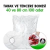 Tabak ve Tencere Bone Seti 2 Boyutlu 100 ADET 718847