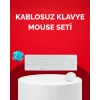 Tam Boy Kablosuz Klavye Mouse Seti - Gelişmiş Bağlantı ve Sessiz Performans