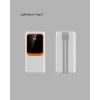 Taşınabilir 10000 mAh Powerbank Dijital Göstergeli, Type-C ve USB Çıkışlı