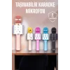 Taşınabilir Bluetooth Karaoke Mikrofon: Hafıza Kart Girişli, Etkileyici Performans