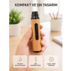 Taşınabilir Dumansız Mini Küllük Ahşap Görünümlü 3 Farklı Uçlu Kompakt Tasarım