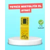 Taşınabilir El Aterisi Gameboy – Klasik Tetris Oyunu, Pil ile Çalışan Mini El Konsolu