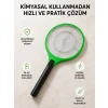 Taşınabilir Elektronik Sineklik – Üç Katmanlı Güvenli Izgara ve Kimyasız Koruma