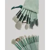 Taşınabilir Ergonomik Yapılı 13 Adet Fiber Kıllı Yüz ve Göz Makyaj Fırçası Seti