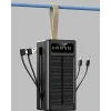 Taşınabilir Güneş Panelli Powerbank Çoklu Cihaz Şarj Destekli