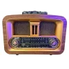 Taşınabilir Klasik AM/FM/SW  Retro Ev Radyo USB ile Şarj Olabilen Retro Radyo