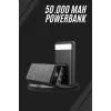 Taşınabilir Powerbank 50.000 mAh 4 Girişli Hızlı Şarj Led Göstergeli Fenerli Şarj