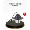 Taşınabilir Retro Çam Konisi Kamp Lambası Gece Işığı Su Geçirmez