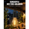 Taşınabilir Şarjlı Led Ampul Askılı Lamba Kamp Bahçe Lambası