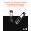 Taşınabilir Şarjlı LED Fener - 4 Modlu, 2000LM, Ayarlanabilir Odak