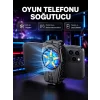 Taşınabilir Şarjlı Telefon Soğutucu – Sessiz Fan Motoru ile Yüksek Performans Koruma