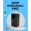 Termal Korumalı Priz Otomatik Çocuk Kilidi 4 USB Type C