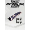Tıraş Makinesi 4 Başlıklı Paslanmaz Çelik lı Tüm Saç Tiplerine Uygun