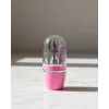 Tırnak Bakım Manikür Pedikür Seti 4 Parça Pembe Kompakt Taşınabilir Tasarım