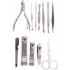 Tırnak Makası Tırnak Bakım Seti Deri Çantalı 12 Parça Set (5047)
