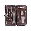 Tırnak Makası Tırnak Bakım Seti Deri Çantalı 12 Parça Set (5047)