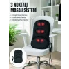 Titreşimli Masaj Koltuk Minderi Kademe Şiddet Ayarlı Isıtma Fonksiyonlu Masaj Pedi