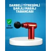 Titreşimli Masaj Tabancası 4 Başlıklı 6 Hız Ayarlı Kas Rahatlatıcı