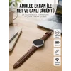 Torch Özellikli AMOLED Ekranlı Akıllı Saat Uzun Pil Yeni Nesil