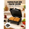 Tost Makinesi Yapışmaz Plaka 1500 Watt Güçlü Performans Yeni Nesil