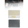 Touchpad Tüm Cihazlara Uyumlu Bluetooth Klavye Touchpad Slim Kablosuz Wifi Q Klavye