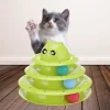 Tower Of Tracks Eğlenceli Üç Katlı Kedi Oyuncağı Seti Kedi Oyunu