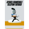 Tripod Telefon Tutucu Kumandalı Mikrofon Led Işık Vlog Video Kayıt