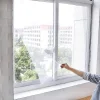 Tüm Cam Pencere Kapılara Uyumlu Çift Kanat Pencere Sinekliği (5047)