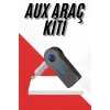 Tüm Cihazlara Uyumlu Bluetooth Aux Araç Kiti Siyah