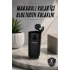 Tüm Telefonlara Uyumlu Mikrofonlu Titreşimli Makaralı Bluetooth Kulakiçi Kulaklık
