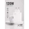 Turbo Hızlı Şarj Destekli 120W USB-C Şarj Seti