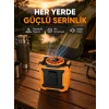 Turbo Mini Taşınabilir Fan – 100 Kademeli Dijital Hız Kontrolü ve Type-C Şarj