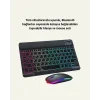 Türkçe Q Klavye Düzenli RGB Kablosuz Klavye Mouse Set