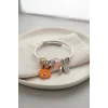 Turuncu Şans Tavşanı Charmlı Bileklik
