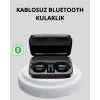 TWS Bluetooth Kulaklık 1800mAh Şarj Kutulu Dijital Ekranlı
