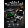 TWS Bluetooth Kulaklık ve Akıllı Saat Uyku Takibi Nabız Ölçer Uzun Pil Ömrü