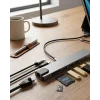 Type C Çoklu Port Hub 8 Port USB HDMI SD Kart Ethernet Adaptör