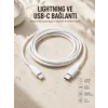 Type-C Ligtning 30W İOS Şarj Kablosu Hızlı Şarj Kablosu