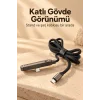 Type C Şarj Kablosu Çinko Alaşım Gövdeli