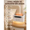 Type-C Şarjlı Kablosuz Hoparlör Beyaz Gürültü ve Atmosfer Işığı