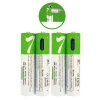 TypeC ile Şarjolabilen 4 lü AAA 1.5V Lityum İnce Şarjlı Kalem Pil 750 mAH Uzun Ömürlü