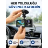 Üç Kameralı Araç İçi Kayıt Sistemi Full HD Gece Görüşlü ve G-Sensör Destekli