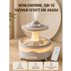 UFO Yağmur Efektli Hava Nemlendirici 350 ML RGB Işıklı Uzaktan Kumandalı