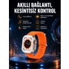 Ultra Akıllı Saat 49 Mm Çift Kordonlu Arama Cevaplama Bluetooth Bağlantılı