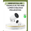 Ultra Pro Full HD ve 4K Destekli 130 İnç Projeksiyon Cihazı