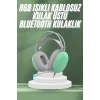 Unısex Yüksek Ses Kaliteli Yumuşak Kılıflı Kablosuz Kulak Üstü Bluetooth Kulaklık