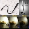 USB Girişli 14 Ledli 3 Kademeli Dokunmatik Masa/Kitap Okuma Lambası Ledi Siyah