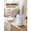 USB Girişli Taşınabilir Mini Nemlendirici 300ml Su Hazneli