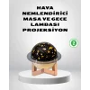 USB Projeksiyon Gece Lambası ve Hava Nemlendirici – Aromaterapi Destekli, Taşınabilir Mini